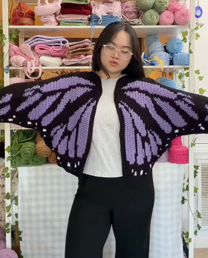 Butterfly Crochet Cardigan