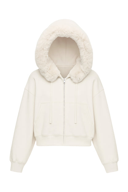 Y2K Fur Zip-Up