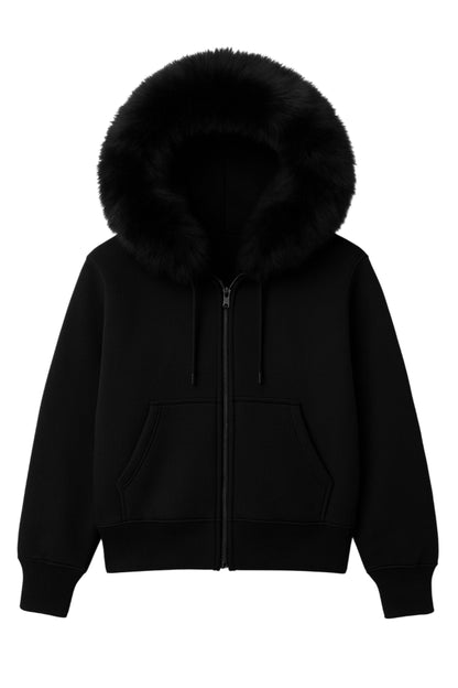 Y2K Fur Zip-Up