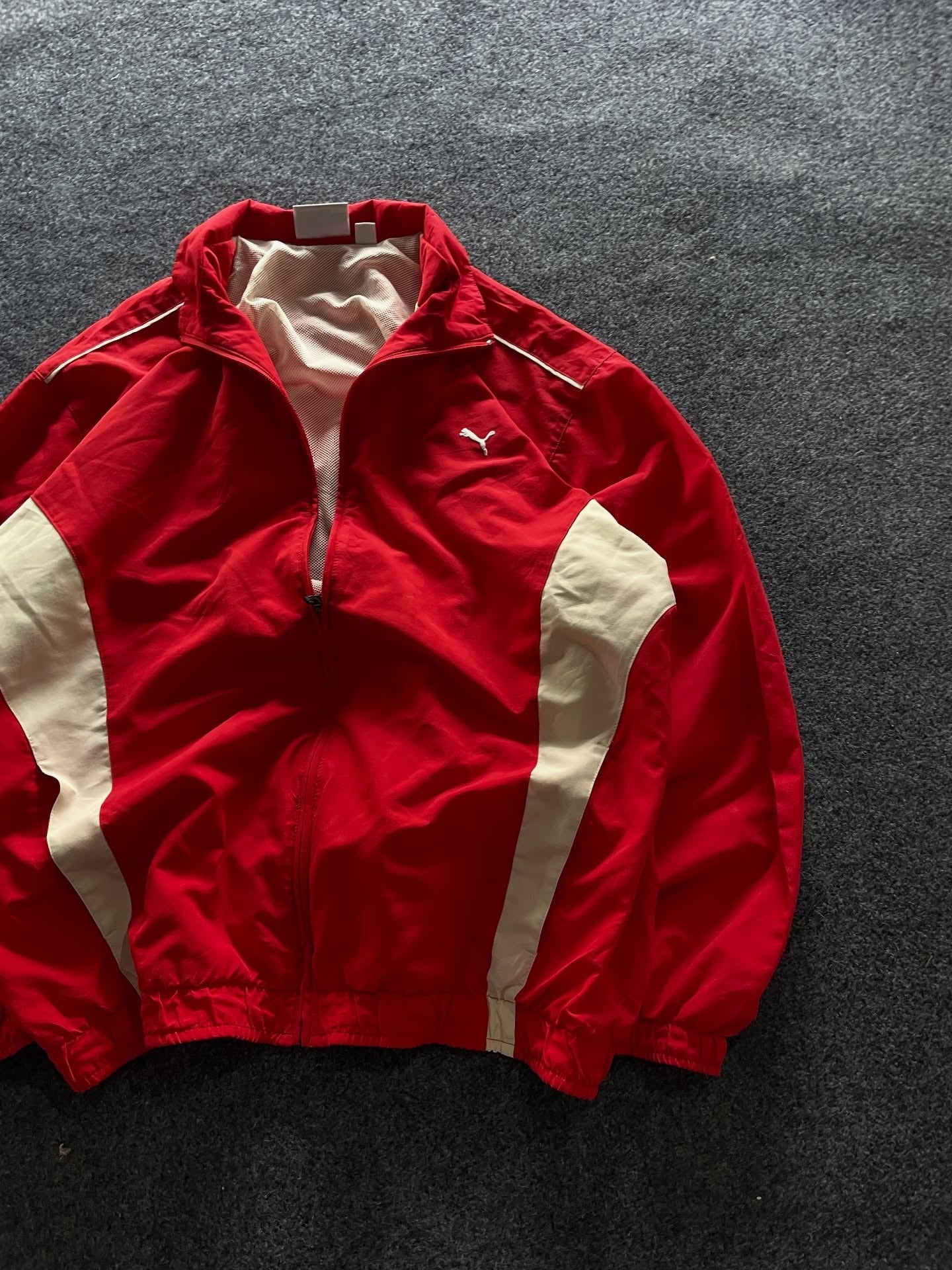 Crimson Velocity Track Jacket