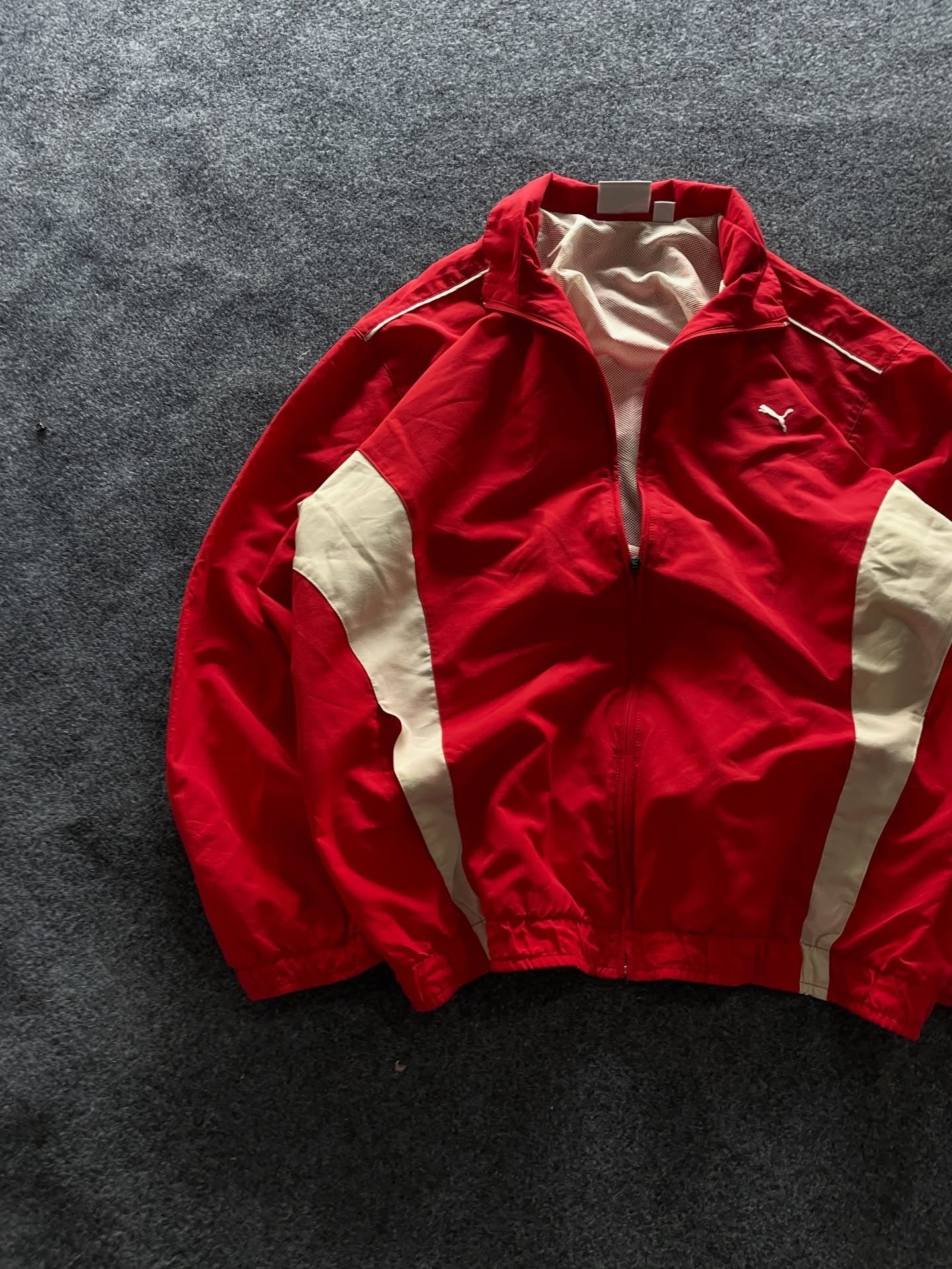 Crimson Velocity Track Jacket