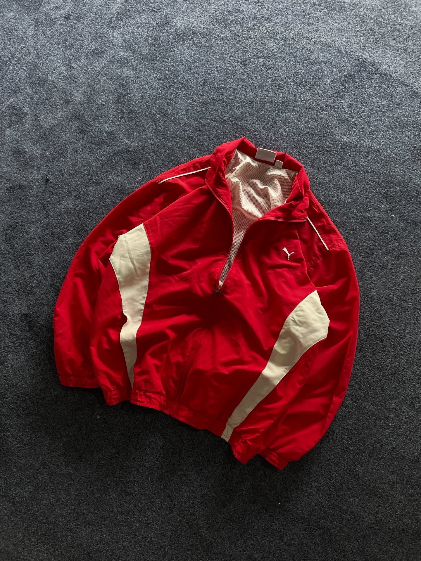 Crimson Velocity Track Jacket